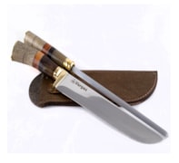CONJUNTO FACA E CHAIRA CHURRASCO AÇO ESPECIAL VARGAS 23 CM. CL96 CONJUNTO FACA E CHAIRA CHURRASCO AÇO ESPECIAL VARGAS 23 CM. CL96
