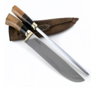 Conjunto Faca E Chaira Churrasco Aço Especial Vargas 25 Cm. CN45 Conjunto Faca E Chaira Churrasco Aço Especial Vargas 25 Cm. CN45