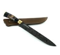 FACA GAÚCHA CHURRASCO AÇO DAMASCO VARGAS 25 CM. CM29 FACA GAÚCHA CHURRASCO AÇO DAMASCO VARGAS 25 CM. CM29