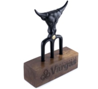 Garfo Tridente Black Para Churrasco Vargas C/ Suporte Garfo Tridente Black Para Churrasco Vargas C/ Suporte