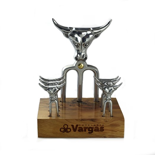 Garfo Para Churrasco Aço Especial Vargas 21 cm - GCH8 - Cutelaria Vargas