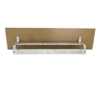 Suporte Para 7 Espetos Em Alumínio De Parede - Pequeno 28 Cm Suporte Para 7 Espetos Em Alumínio De Parede - Pequeno 28 Cm